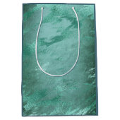 Gesmolten Jade | Emerald Groene Luxe Marmer Medium Cadeauzakje (Voorkant)