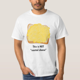 Gesmolten kaas op toast - gegrilde snack t-shirt