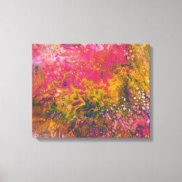 Gesmolten krijt serie 103 als canvas afdruk