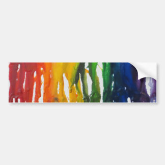 Gesmolten Krijtjesbumpersticker Bumpersticker