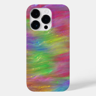 Gesmolten Rainbow Glass telefoonhoes Case-Mate iPhone 14 Pro Hoesje