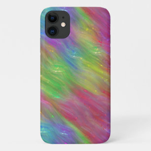 Gesmolten Rainbow Glass telefoonhoes iPhone 11 Hoesje