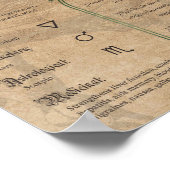 Gesmolten Thistle Herbal Book of Shadows Pagan Wic Poster (Hoek)