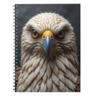 Gesmolten vogelportret notitieboek