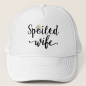 Gesmolten vrouw met kroon trucker pet (Voorkant)