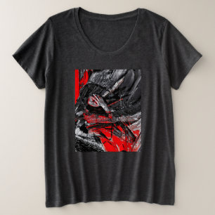 gesmolten ziel grote maat t-shirt