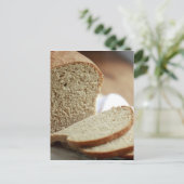 Gesneden brood foto briefkaart (Staand voorkant)
