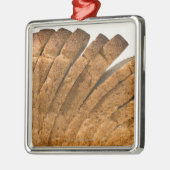 Gesneden brood metalen ornament (Links)