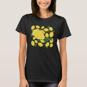 Gesneden citroen walvis haai woordspeld aquatische t-shirt