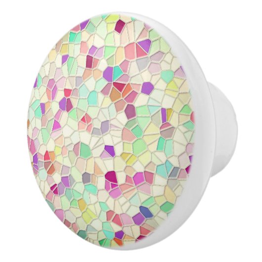  gesneden glas 2 keramische knop (Rechts)