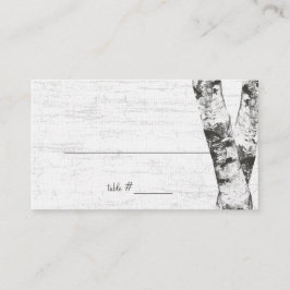 Gesneden Hart Berk Tree Zittende Kaarten Plaatskaartje