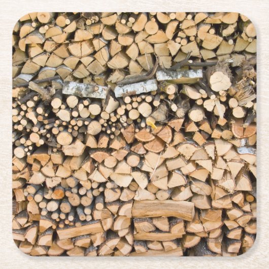 Gesneden hout op een onderzetter (Voorkant)