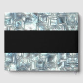 Gesneden Ice Texture bruiloft Gastenboek (Achterkant)