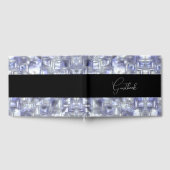 Gesneden Ice Texture bruiloft Gastenboek (Volledig)