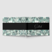 Gesneden Ice Texture bruiloft Gastenboek (Volledig)