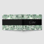 Gesneden Ice Texture bruiloft Gastenboek (Volledig)