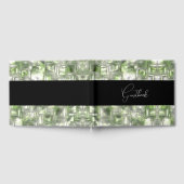 Gesneden Ice Texture bruiloft Gastenboek (Volledig)