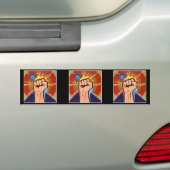 Gesneden in 3 "Eternal Vigilance"-stickers Bumpersticker (Op auto)