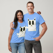 gesneden kat gesneden kat boos jongen t-shirt (Unisex)