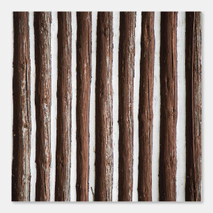 GESNEDEN LOGCABINE WALLPAPER BEHANG