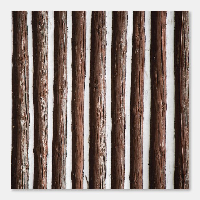 GESNEDEN LOGCABINE WALLPAPER BEHANG (Voorkant)