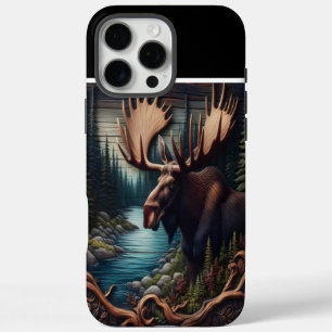 Gesneden Moose door een Stroom iPhone 16 Pro Max Hoesje