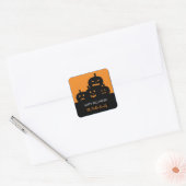 Gesneden Pompoenen Halloween Gift Label Stickers (Envelop)
