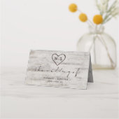 Gesneden Sweethearts Zitten Tafel Nummer (Achterkant)