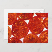 Gesneden tomaten briefkaart (Voorkant / Achterkant)