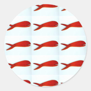 Gesneden vis stickers