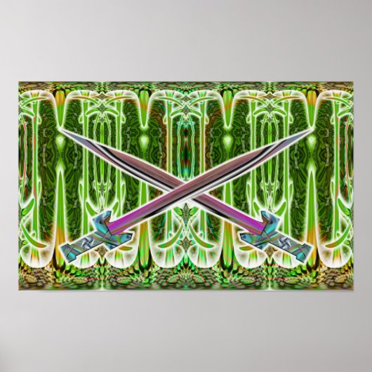 Gesneden woorddruk poster (Voorkant)