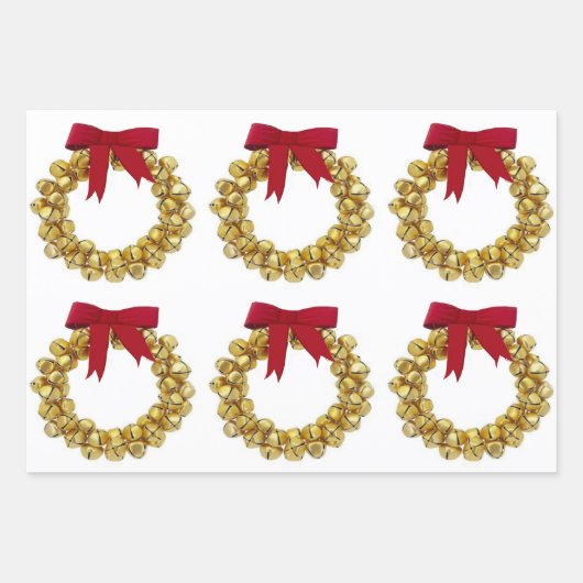 Gesorteerd kerstpapier inpakpapier vel (Voorkant)