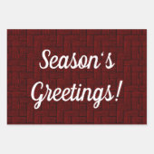 Gesorteerd kerstpapier inpakpapier vel (Voorkant 3)