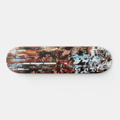 Gesorteerde pixels Abstract schaatsenbord voor art Skateboard (Horizontaal)
