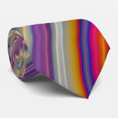 ~ GESPAINEERD OLIE ~ Fractal Design ~ Original ~ Stropdas (Opgerold)