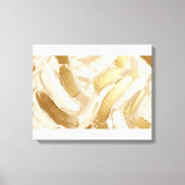 Gespannen Canvasprint Abstracte Penseelstreken Canvas Afdruk (Voorkant)