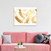 Gespannen Canvasprint Abstracte Penseelstreken Canvas Afdruk (Insitu (Woonkamer))