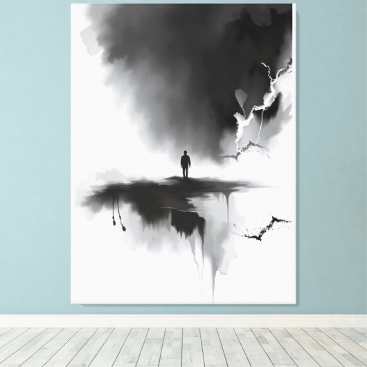 Gespannen canvasprint canvas afdruk (Insitu (Houten vloer))