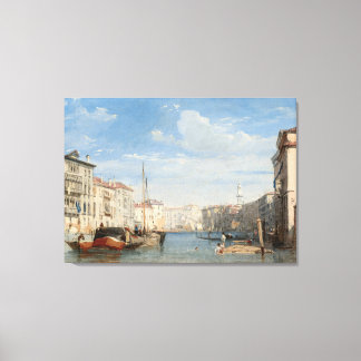 Gespannen canvasprint de grote kanaal canvas afdruk