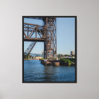 Gespannen canvasprint met panoramisch uitzicht canvas afdruk