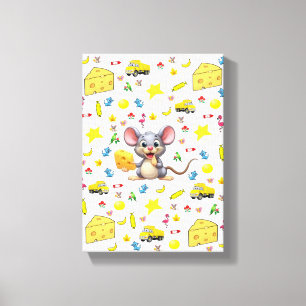 Gespannen canvasprint Mopshagedis kat sterren Canvas Afdruk