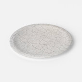 Gespantserd oppervlak papieren bordje (Gekanteld)