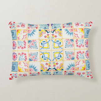 Gespantserde achtergrond met oosterse ornamenten.  accent kussen