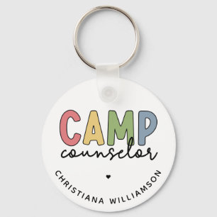 Gespecialiseerde Camp Counselor Gifts Sleutelhanger