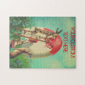 Gespecialiseerde  EASTER Bunny Rustic Legpuzzel (Horizontaal)