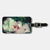 Gespecialiseerde irisventilator in perziken bagagelabel (Voorkant horizontaal)