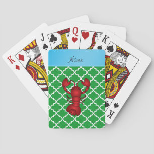 Gespecialiseerde naam kreeft pokerkaarten