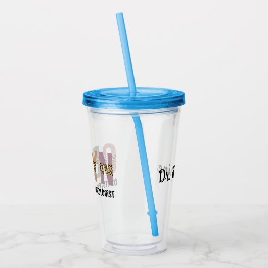 Gespecialiseerde OBGYN-verloskundige Gynaecoloog Acryl Drinkbeker (Links)