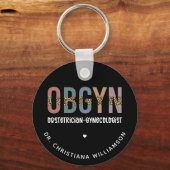 Gespecialiseerde OBGYN-verloskundige Gynaecoloog Sleutelhanger (Voorkant)