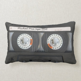 Gespecialiseerde retro-cassettemixtape kussen